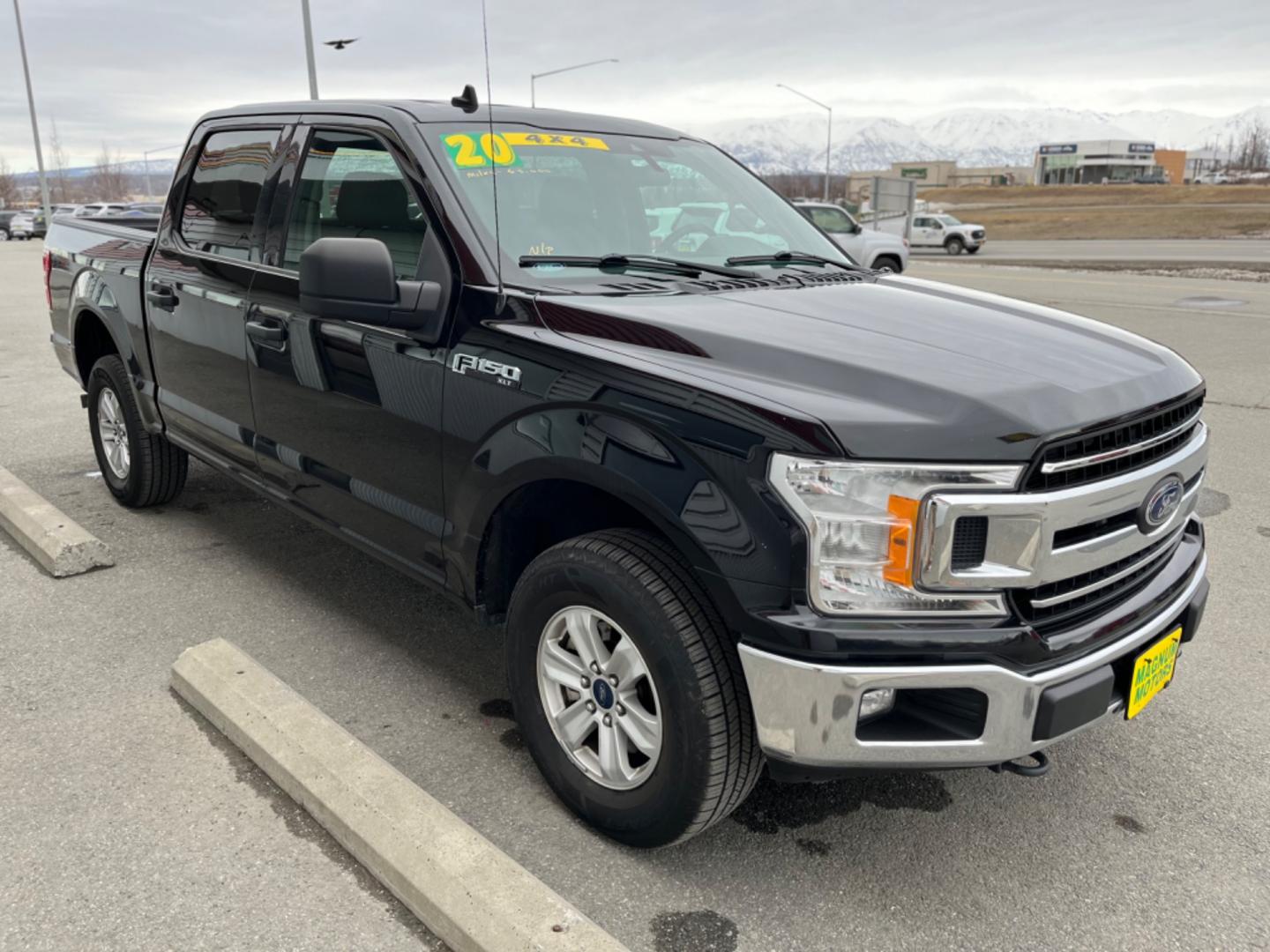 2020 BLACK /Black FORD F-150 XL (1FTEW1E41LK) with an 3.5L engine, Automatic transmission, located at 1960 Industrial Drive, Wasilla, 99654, (907) 274-2277, 61.573475, -149.400146 - Photo#5